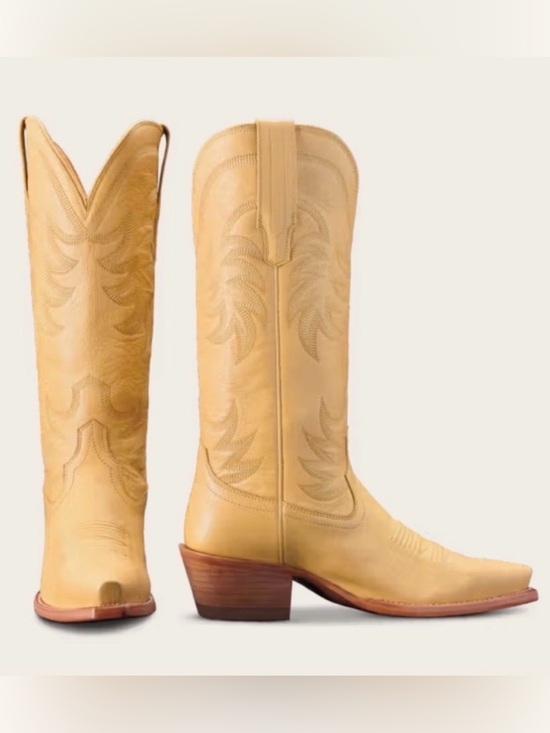 Tecovas Shoes - Tecovas Annie Marigold Snip Toe Cowgirl Boots 8B